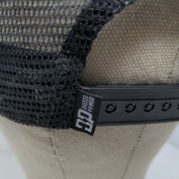 Diesel Power Mens Snapback Camo Patriotic Hat Black Meshback Patch Flag Logo - Picture 9 of 11